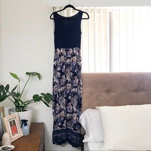 (Like New) Floral Doe & Rae Maxi Dress